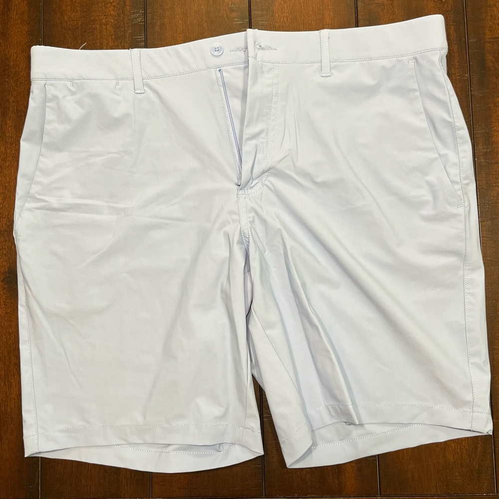 Holderness & Bourne Light Blue Golf Shorts - Picture 2 of 3